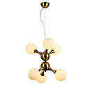 Люстра 7529816-6 BRZ+WH, фото 2