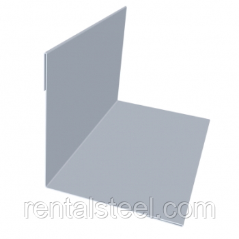 Кут внутрішній 50*50 RAL 9006 (сірий)