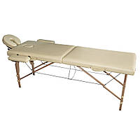Кушетка медична масажна з дерев'яною рамою КМм-11 Медапаратура