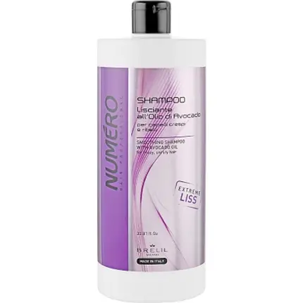 NUMERO Шампунь для розгладження волосся з олією авокадо 1000 мл (5133), фото 1