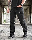 Штани польовийні Літні OBLIVION стрейчеві ріп-стоп Чорні ДЛ7352 ТМ, фото 2