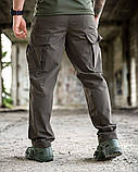 Штани Тактичні Літні OBLIVION стрейчеві ріп-стоп Олива ДЛ7353 ТМ, фото 4