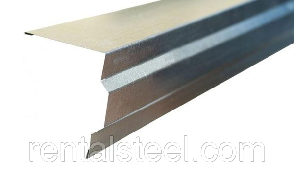 Планка торцева фігурна глянцева 250 RAL оцинковка