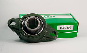 Підшипниковий вузел UCFL206 UZP розміри: 30*38,1*117 корпусний типу UCFL