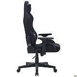 Крісло VR Racer Textile Maximus тканина чорна/чорний, фото 3