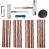 Набір для ремонту безкамерних шин (шило + шнури) 27 ел. Falcon F03102, фото 2