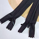 Потаємна блискавка 50 см Китай нейлонова основа колір чорний