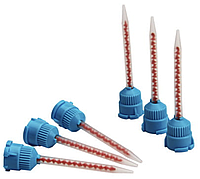 Стоматологические насадки для смешивания, синие с оранжевым ротором (10 шт./уп.)