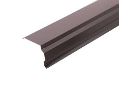 Планка торцева фігурна глянцева 250 RAL 8017 (коричневий)