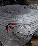 Провід мідний з'єдувальний ПВС 3,0х1,5/100 кабель багатожильний Horoz Electric білий гнучкий, фото 6