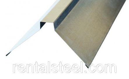 Планка конька фігурна глянцева 313 RAL оцинковка