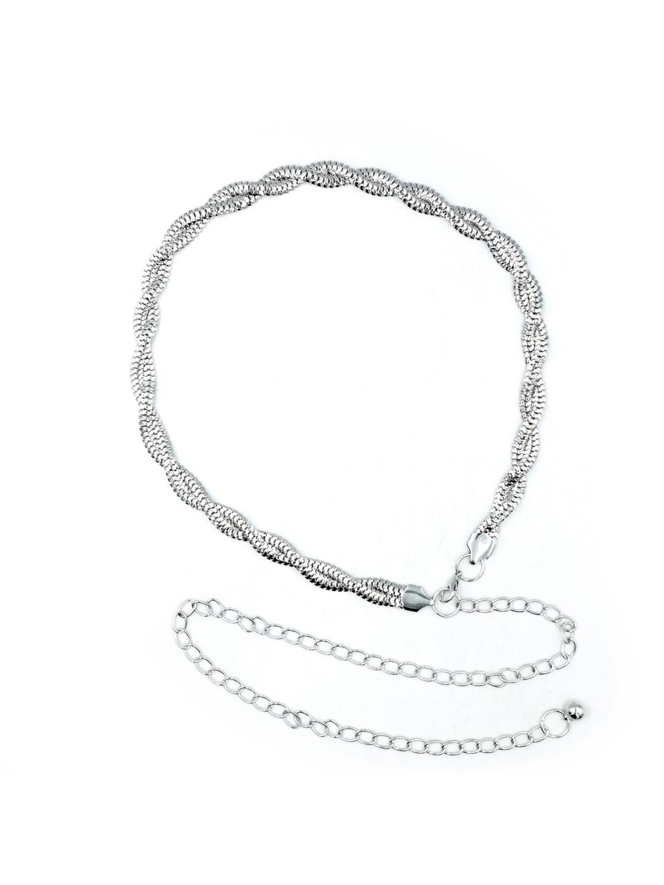 Пояс-ланцюг на талію 110 см Сріблястий lncg-kit-001, фото 1