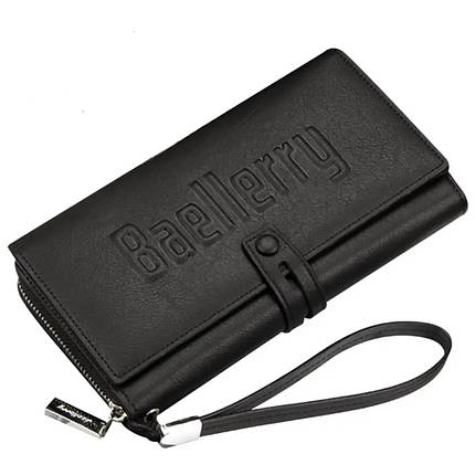 Шкіряний гаманець BAELLERRY  (чорний / коричневий), фото 1