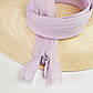 Потаємна блискавка 50 см Китай  нейлонова основа колір світло бузковий, фото 3