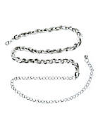 Пояс-ланцюг на талію 110 см Сріблястий lncg-kit-007, фото 3