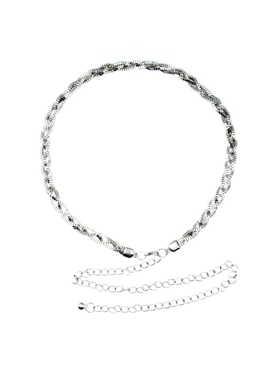 Пояс-ланцюг на талію 110 см Сріблястий lncg-kit-007, фото 1