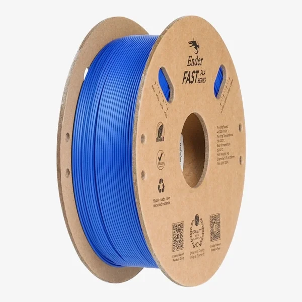 Пластик для 3D-принтера Creality Fast PLA Filament 1кг, 1.75мм Blue (3301010433), фото 1