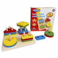 Сортер деревянный C502 развивающий набор с фигурами 9.5×12 см