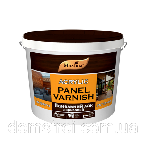 Лак акриловий панельний прозорий Maxima «Panel Varnish» Глянсовий, 0.9 кг, фото 1