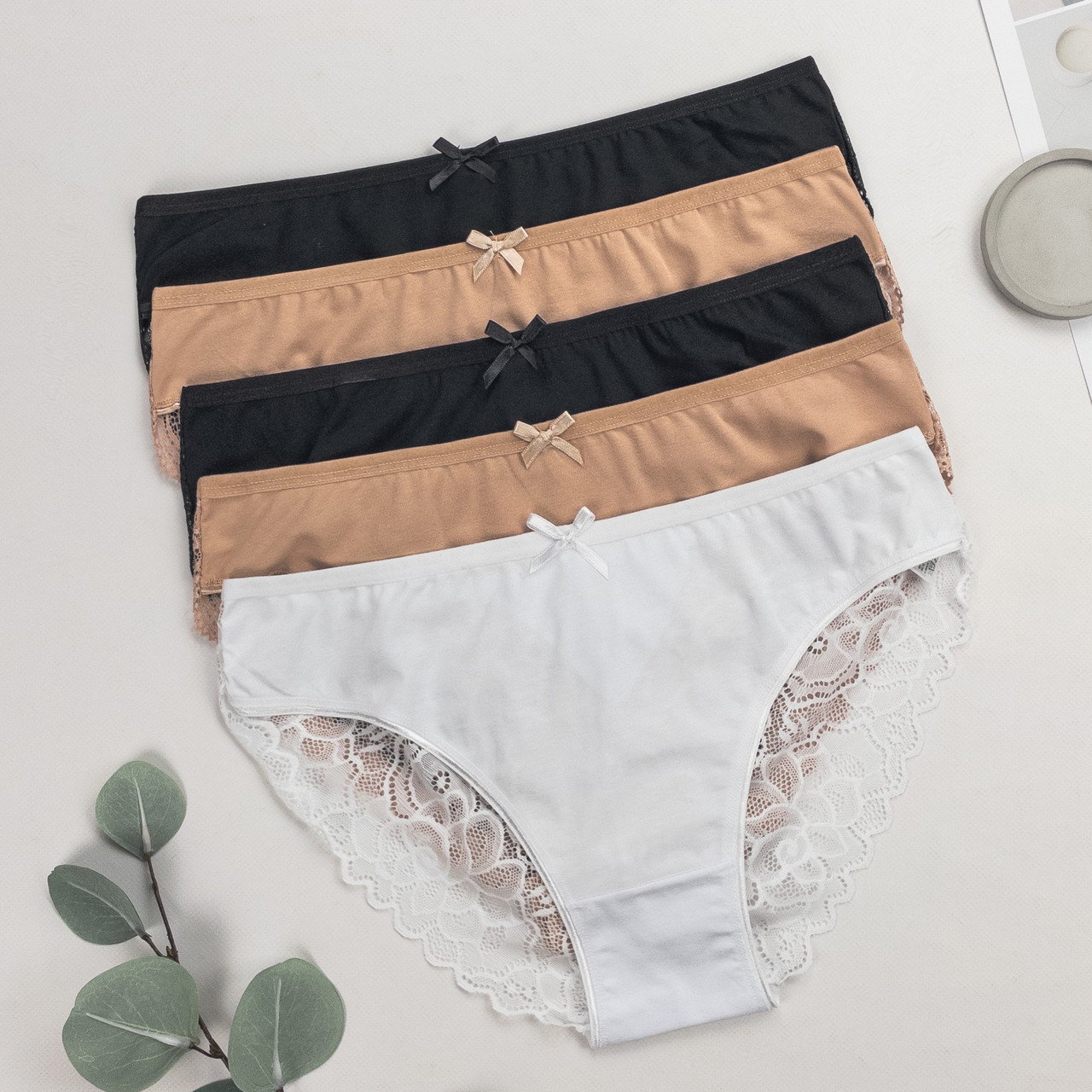 Труси жіночі сліпи Nicoletta Туреччина батал 2XL, 3XL, 4XL | 5 шт., фото 1