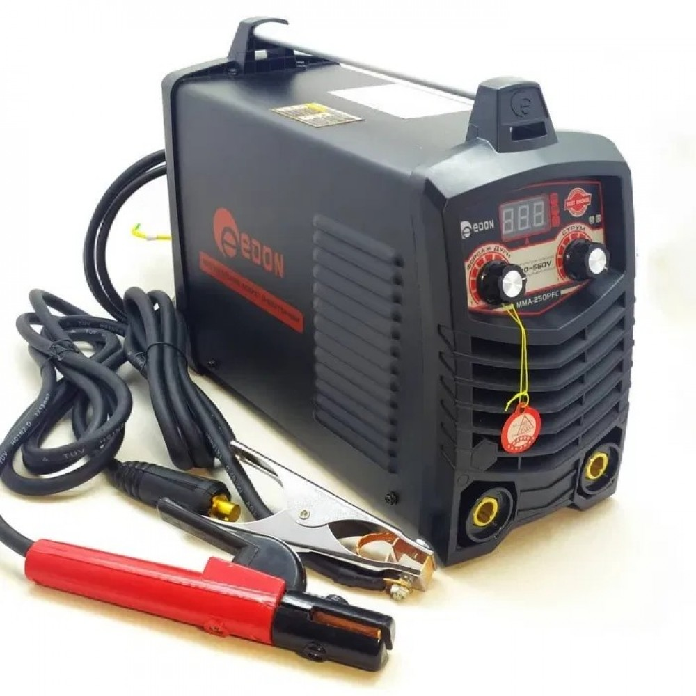 Зварювальний інвертор Edon MMA-250PFC 6.5 кВт Зварювальний апарат для дугового зварювання