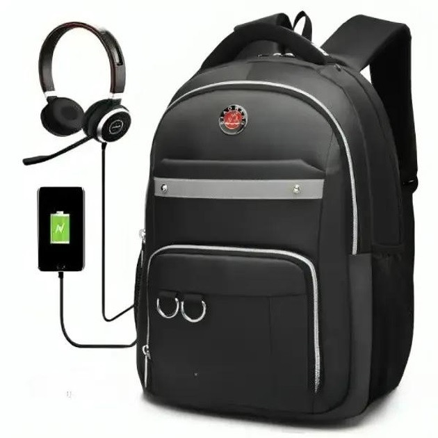 Міський та туристичний рюкзак biaowang Чорний