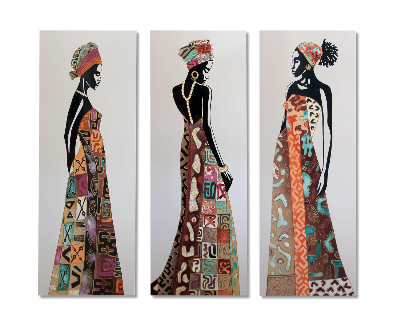 Металокерамічний дизайн-обігрівач UDEN-S "Грація" (триптих), фото 1