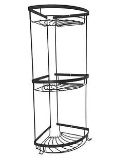 Поличка потрійна з нержавіючої сталі 20*20см Mobe (00151)