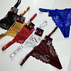 Жіночі ажурні стрінги #24030, фото 2