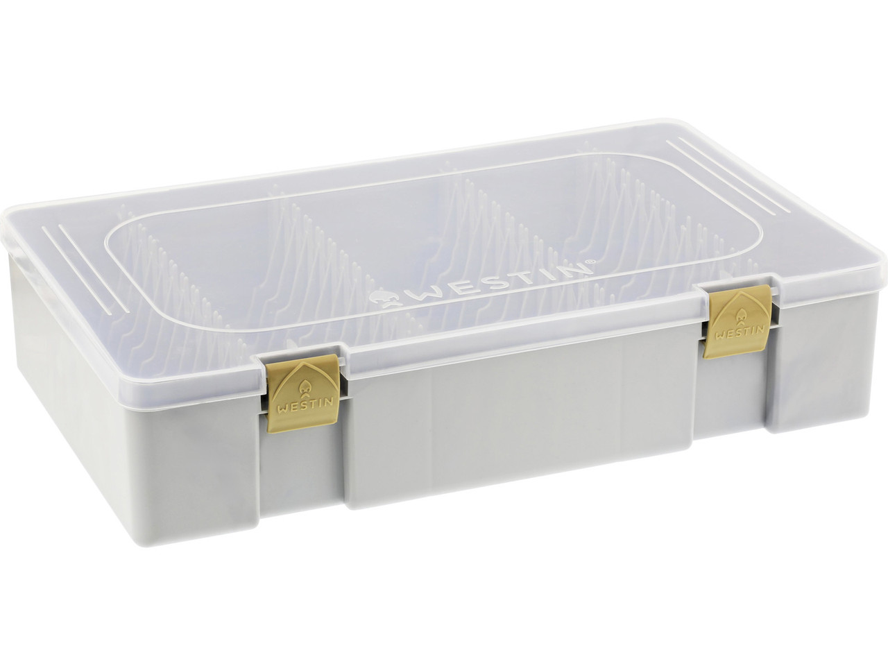Коробка Westin W3 Spinnerbait Storage Box S6 36X22,5X8Cm Grey,B10-740-036, фото 1