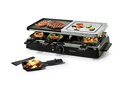 Гриль універсальний 1400Вт Silver Crest Електрогриль для дому та дачі, Барбекю електричний для стейків і м'яса