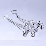 Набір підвіска браслет сережки з кулями Висячі кулон стерл. ср. tiffany комплект, фото 6