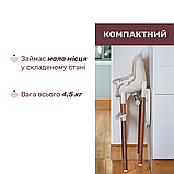 Стільчик для годування Chicco Polly Zest Plus, Grey, фото 3
