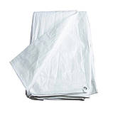 Тарпаулін тент 4х6 м 150 г/м. кв. господарський універсальний вуличний навіс для тіні, фото 7