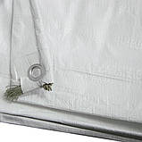 Тарпаулін тент 4х6 м 150 г/м. кв. господарський універсальний вуличний навіс для тіні, фото 5