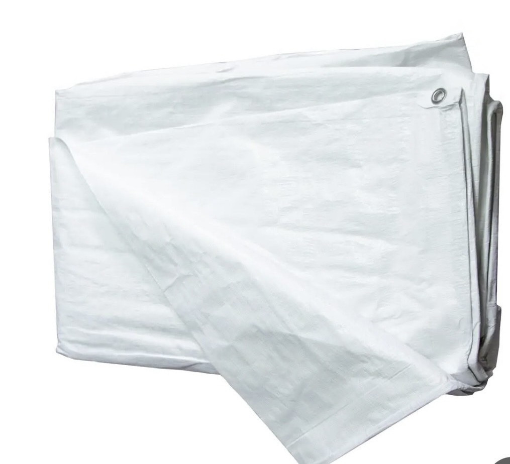 Тарпаулін тент 4х6 м 150 г/м. кв. господарський універсальний вуличний навіс для тіні, фото 1