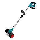 Газонокосарка з колесами на 48 V два акумулятори/Теммер для трави, фото 2