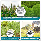 Газонокосарка з колесами на 48 V два акумулятори/Теммер для трави, фото 4