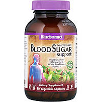 Комплекс Blood Sugar Support для підтримки рівня цукру в крові Bluebonnet Nutrition 90 капсул
