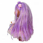 Іспанська Вінілова Лялька Міа Шарнірна Дівчинка Mia Glitter з Фіолетовим Волоссям Nines d`Onil 30 см, фото 3