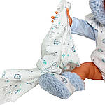 Іспанська Лялька Реборн Вініл Силіконовий Новонароджений Пупс Хлопчик 3D Розпис 45 см Nines d'Onil Reborn 45 см, фото 4