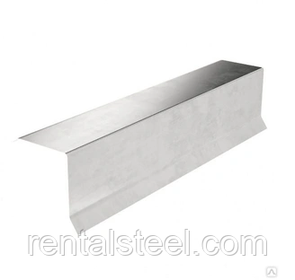 Планка торцева проста глянцева 250 RAL оцинковка