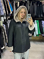 Подовжена Жіноча Натуральна Дублянка 7XL/8XL