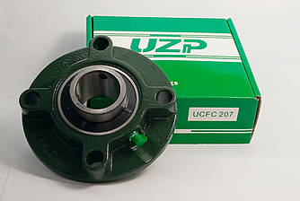 Підшипниковий вузел UCFC207 UZP розміри: 35*135*42,9 корпусний типу UCFC