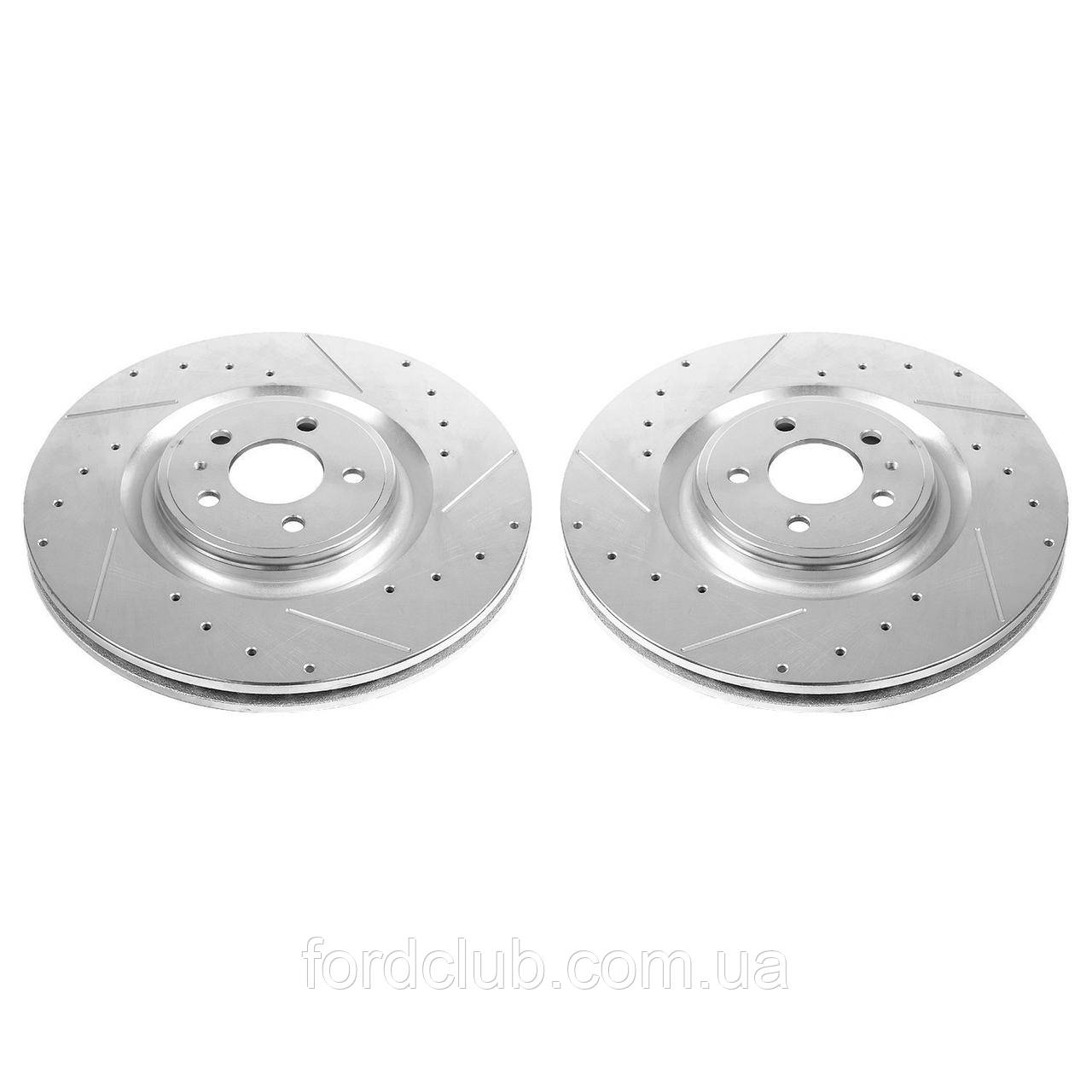 Гальмівні передні ротори Ford Mustang GT500 2013-2014; POWER STOP Z23, фото 1