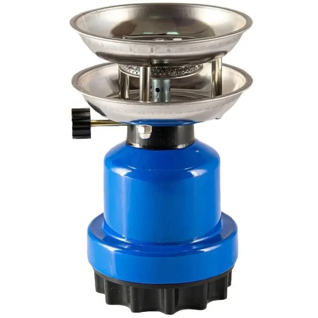 Туристична газова мініпальник з п'єзопідпалом DYSTATE/ Портативна газова плита для кемпінгу, фото 1