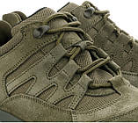 Кросівки хакі тактичні легкі "Desert P". Легке армійське взуття для ВСУ зеленого кольору, фото 2