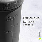 Шейкер спортивний SmartShake металевий Reforce Stainless Steel 30oz/900ml Gray, фото 7