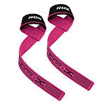 Лямки для тяги RDX S4 Gym Cotton Gel Straps Pink Plus, фото 2