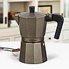 Гейзерна кавоварка з литого алюмінію на 300 мл (на 6 чашки кави по 50 мл), фото 2